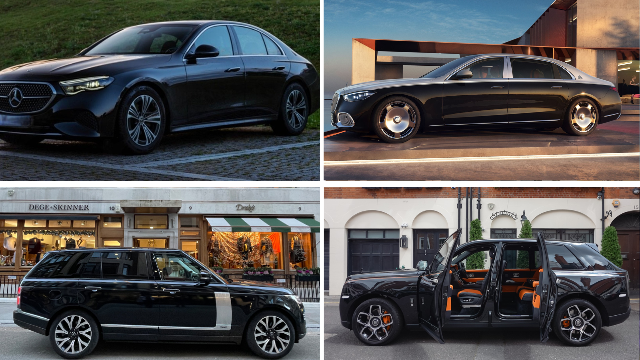 Types of Our Chauffeur Vehicles
