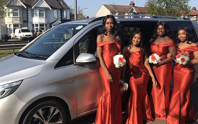 Mercedes Benz V-Class Wedding Car - Luxury Group Travel for Weddings