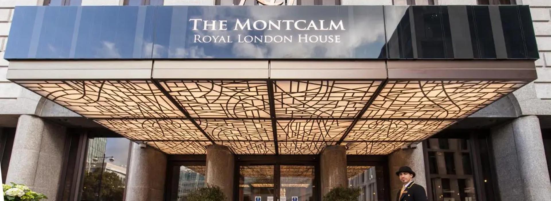 Montcalm Royal London House Finsbury Square EC2A chauffeur arrival