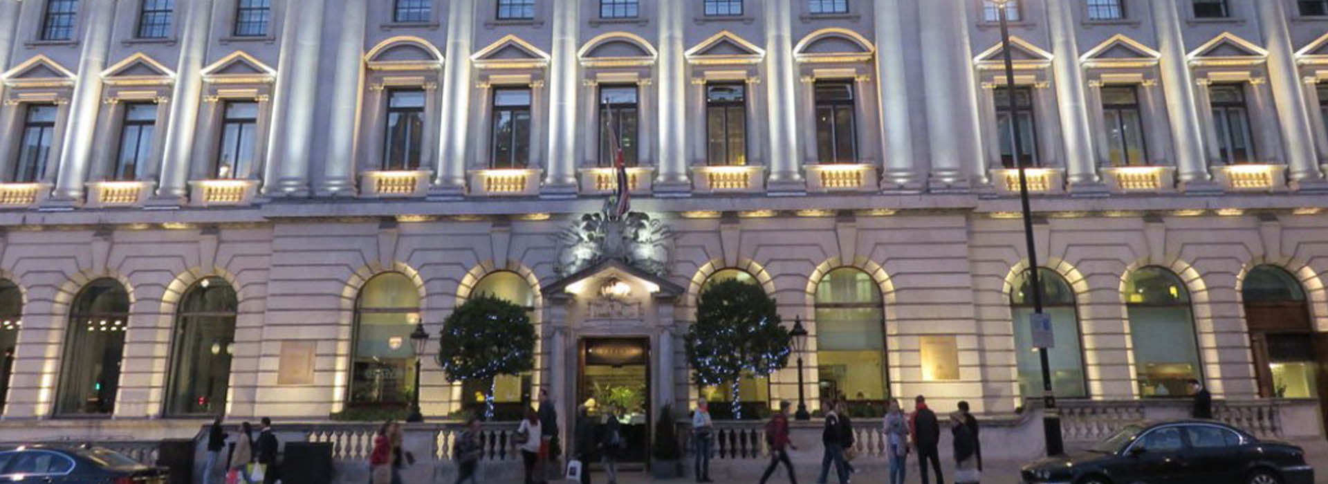 Sofitel London St James Waterloo Place chauffeur arrival
