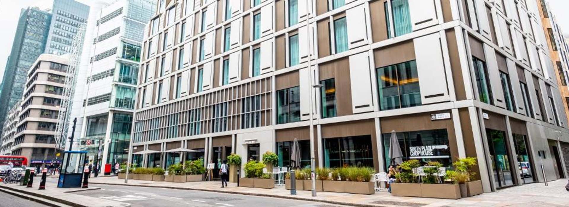 South Place Hotel City of London chauffeur arrival