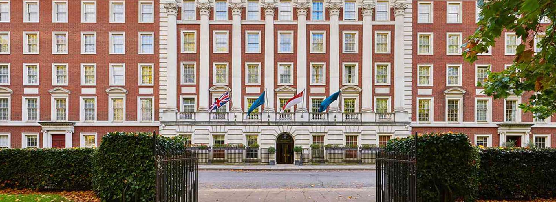 The Biltmore Mayfair Grosvenor Square chauffeur arrival