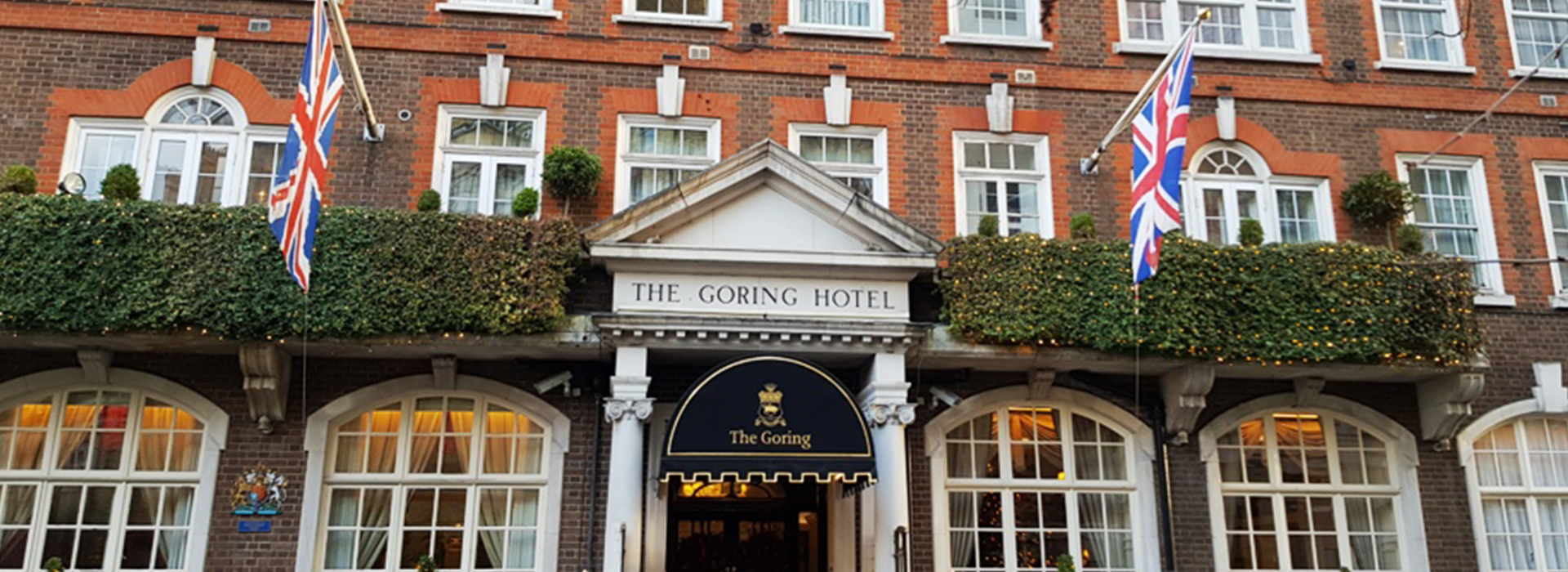 The Goring Hotel Beeston Place Victoria chauffeur arrival